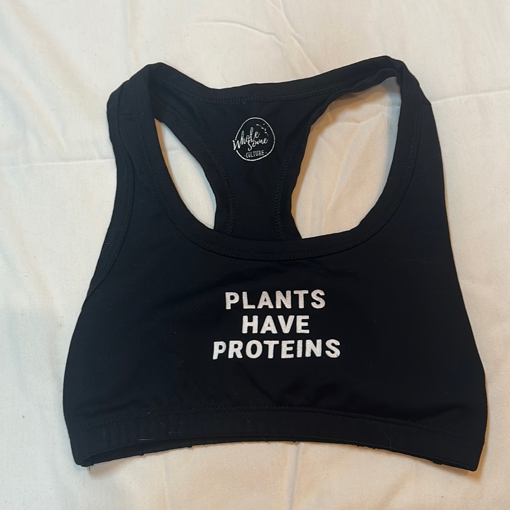 PLANT POWERED sports bra